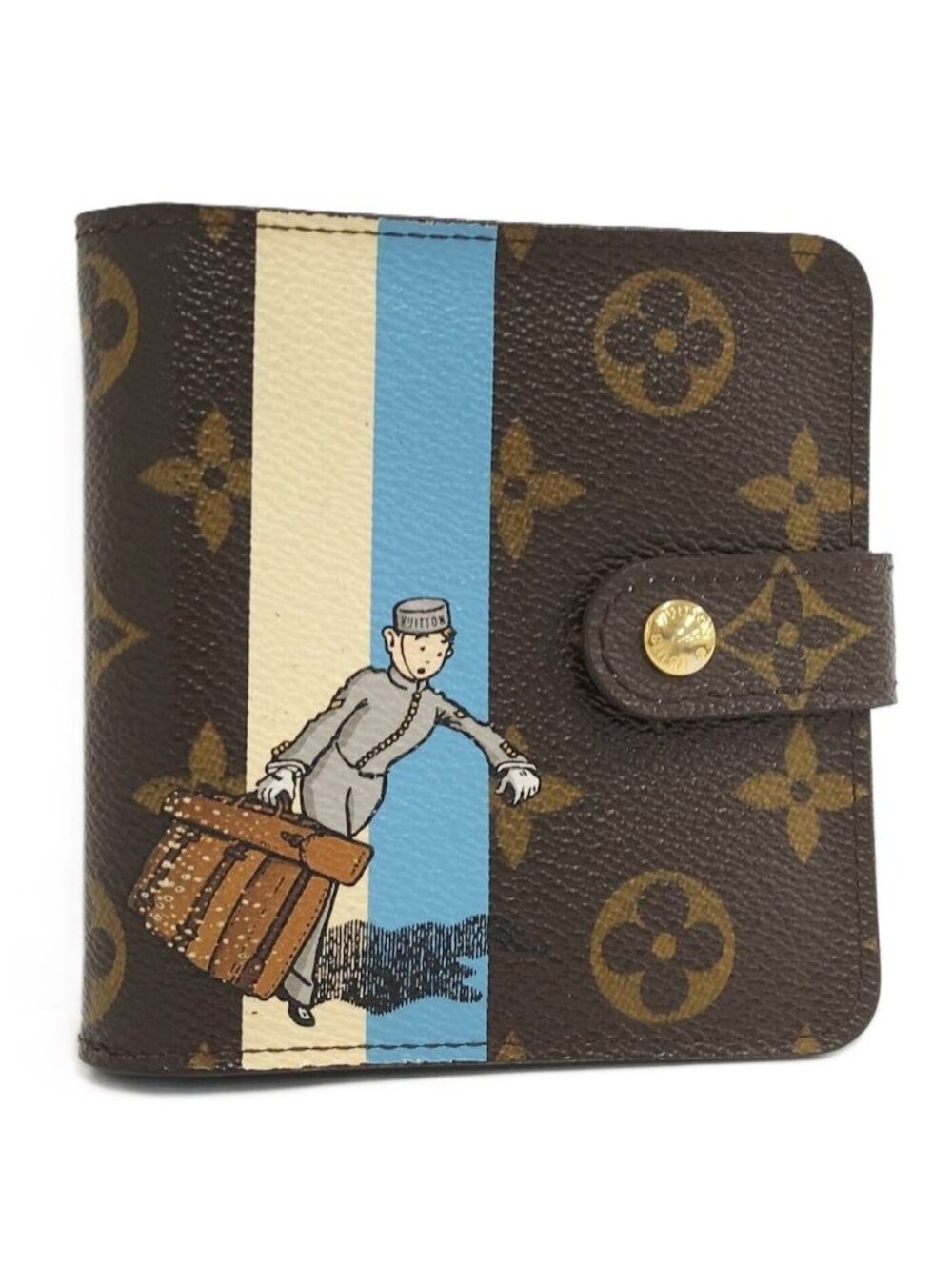 Louis Vuitton Groom Compact Zip Wallet